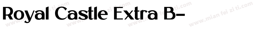 Royal Castle Extra B字体转换